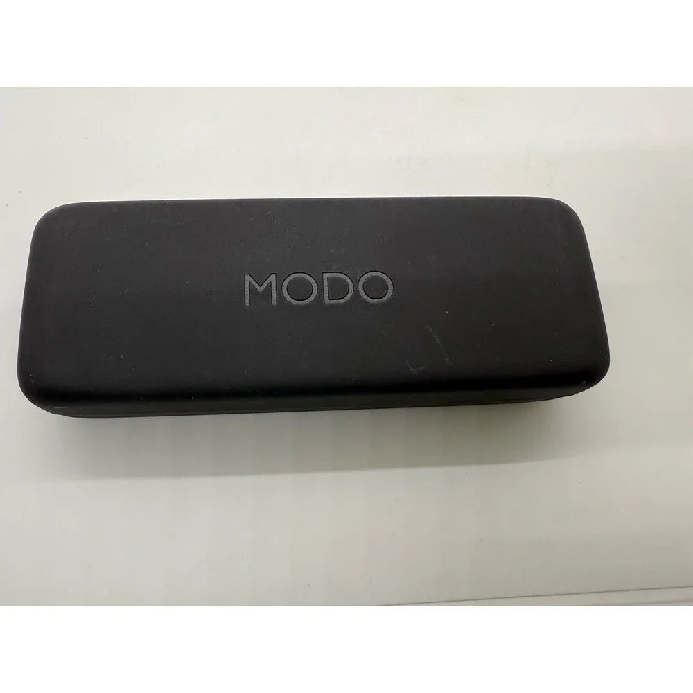 MODO Black Eyeglasses Sunglasses Clamshell 6